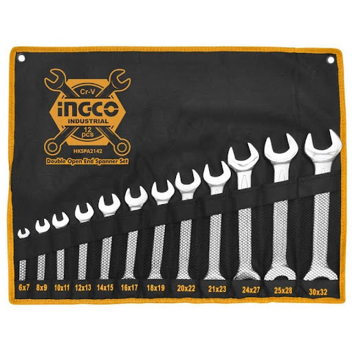 INGCO SET 12PZ CHIAVI FISSE 6-32MM
