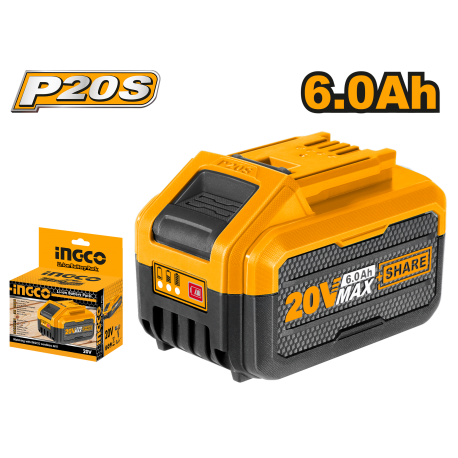 Batteria INGCO a litio 20V 6AH