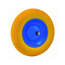 RUOTA POLIURETANICA PER CARRIOLA